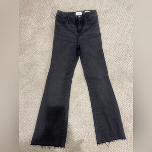 FRAME Le Crop Kerry Black Mini Boot Jeans – Size 26
